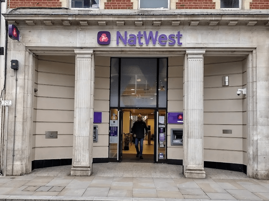 National Westminster Bank at Queen St. in Cardiff